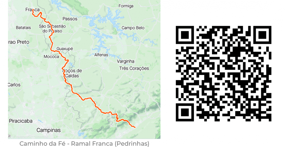 Caminho da Fe Ramal Franca Pedrinhas