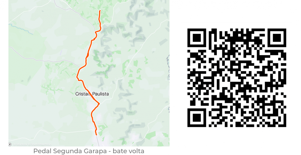 Pedal Segunda Garapa bate volta