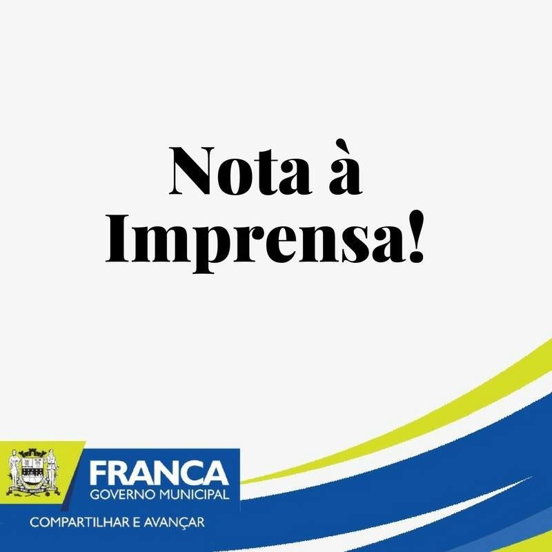 nota à imprensa
