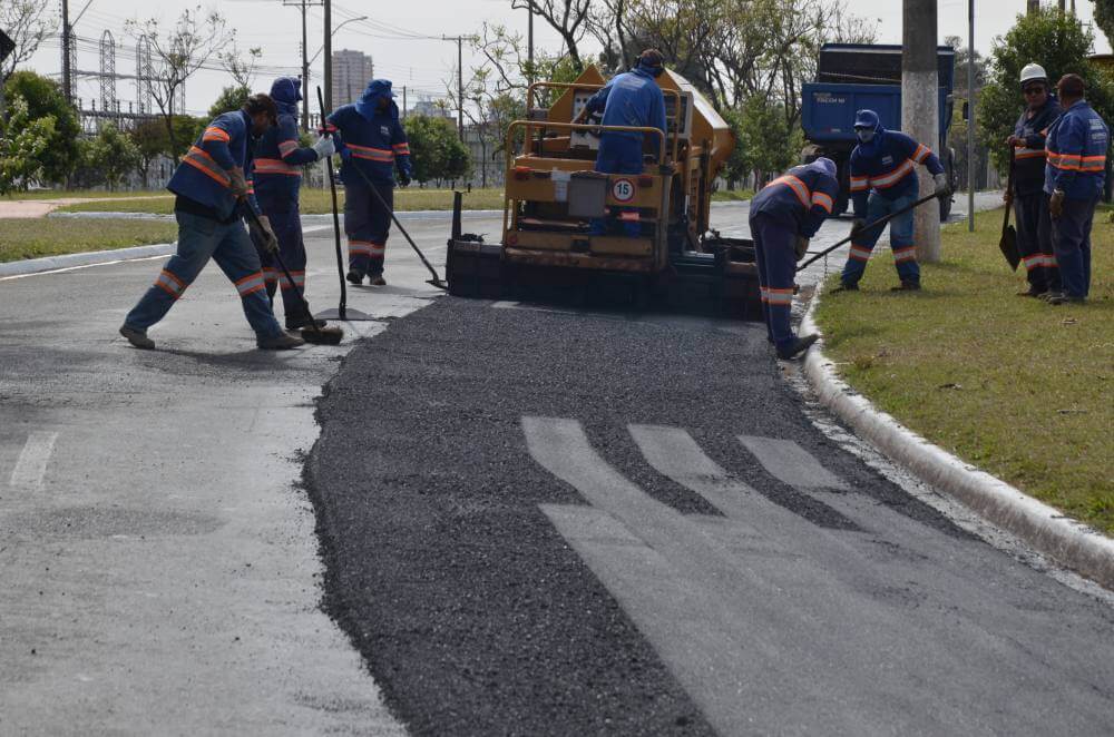 Avenida Wilson Sábio de Mello foi a primeira via da cidade beneficiada pelo recapeamento